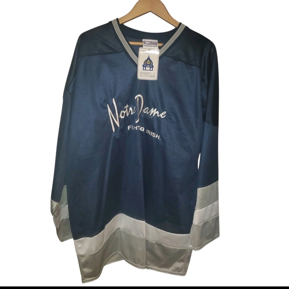 Notre Dame Fighting Irish Jersey Mens XL Crable sports University of ND Usa Made